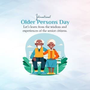 International Older Persons Day post