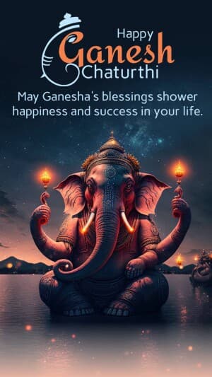 Ganesh Chaturthi Insta Story image