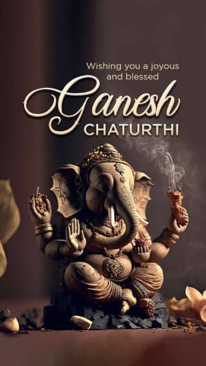 Ganesh Chaturthi Insta Story marketing poster