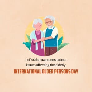 International Older Persons Day flyer