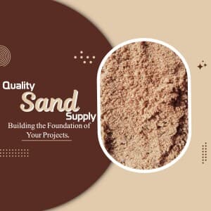 Sand business banner