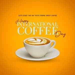 International Coffee Day event poster