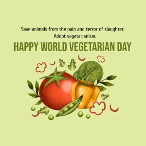 World Vegetarian Day post