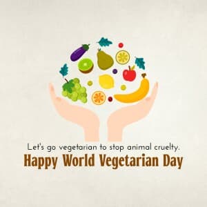 World Vegetarian Day banner