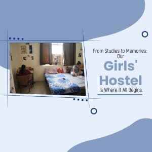 Hostel business flyer