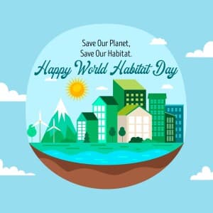 World Habitat Day poster