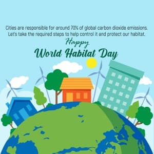 World Habitat Day flyer