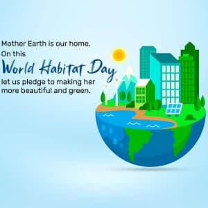 World Habitat Day event poster
