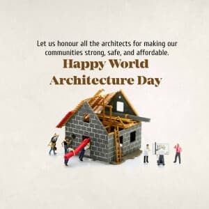 World Architecture Day poster