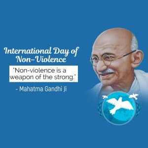 International Day of Non-Violence poster