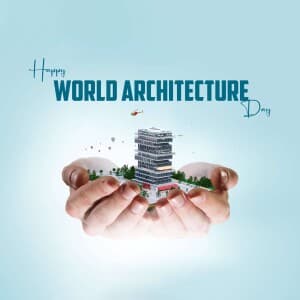 World Architecture Day flyer