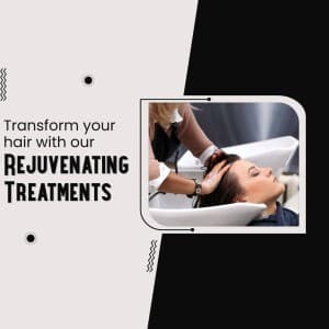 Hair Treatment promotional template