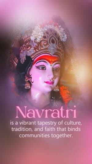 Importance of Navratri Instagram banner