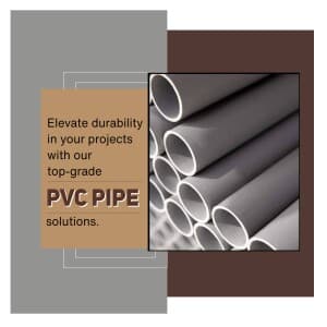PVC Pipe marketing poster
