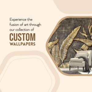 Customize wallpaper flyer