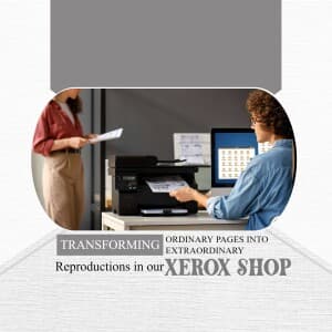 Xerox Shop post