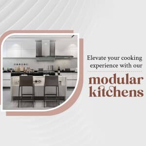 Modular Kitchen promotional poster