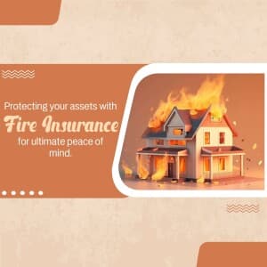 Fire Insurance Policy marketing poster