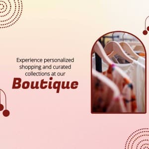 Ladies Boutique promotional template