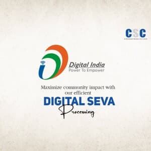 Digital Seva poster