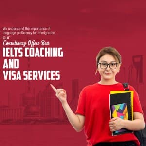 IELTS promotional template