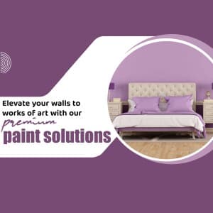 Wall Paint marketing poster