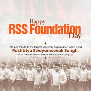 RSS Foundation Day flyer