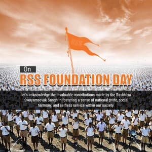 RSS Foundation Day poster