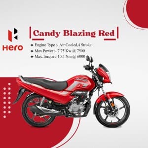 Hero Two Wheeler promotional post