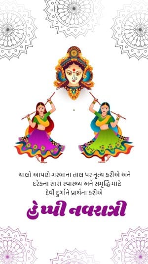 Importance of Navratri creative image