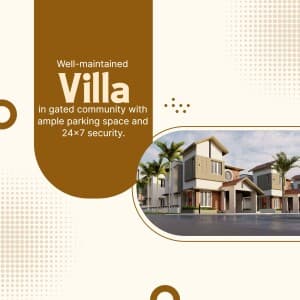 Villa business flyer