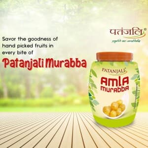 Patanjali business flyer