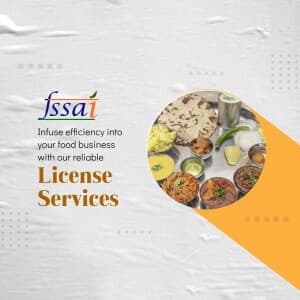 Food Licence business template