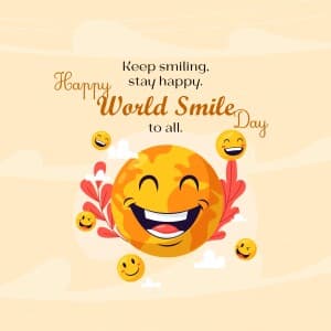 World Smile Day poster