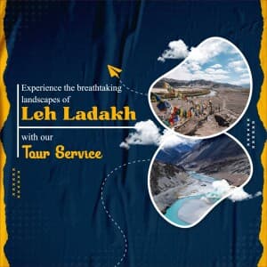 Leh Ladakh promotional template