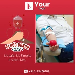 Blood Donation Day Templates poster Maker