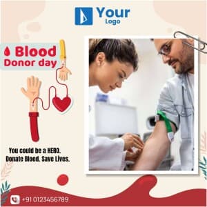 Blood Donation Day Templates facebook template