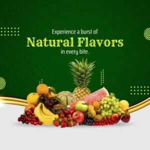 Fruits banner