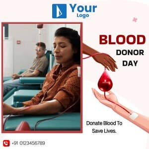 Blood Donation Day Templates template