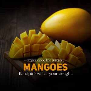 Mango marketing poster