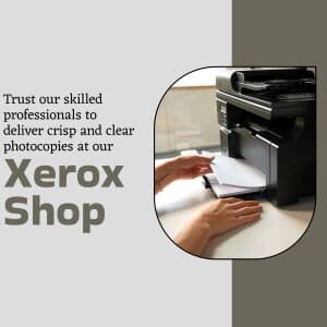 Xerox Shop instagram post