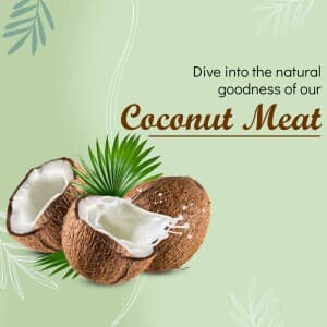 Coconut Meat flyer