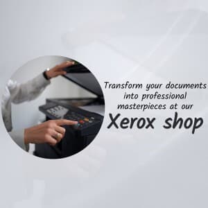 Xerox Shop business flyer