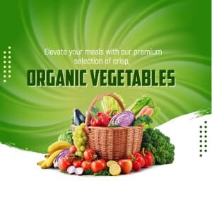 Vegetables business banner