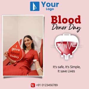 Blood Donation Day Templates flyer