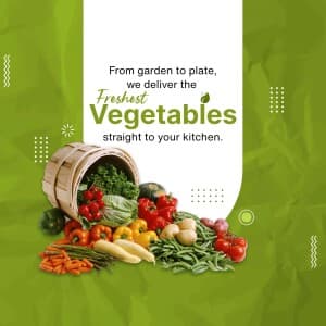 Vegetables business flyer