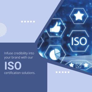 ISO Certification marketing poster