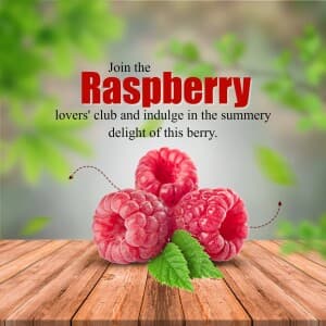 Raspberry poster