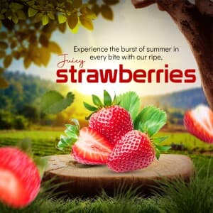 Strawberries poster