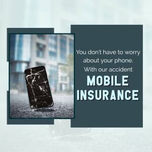 Mobile insurance business banner